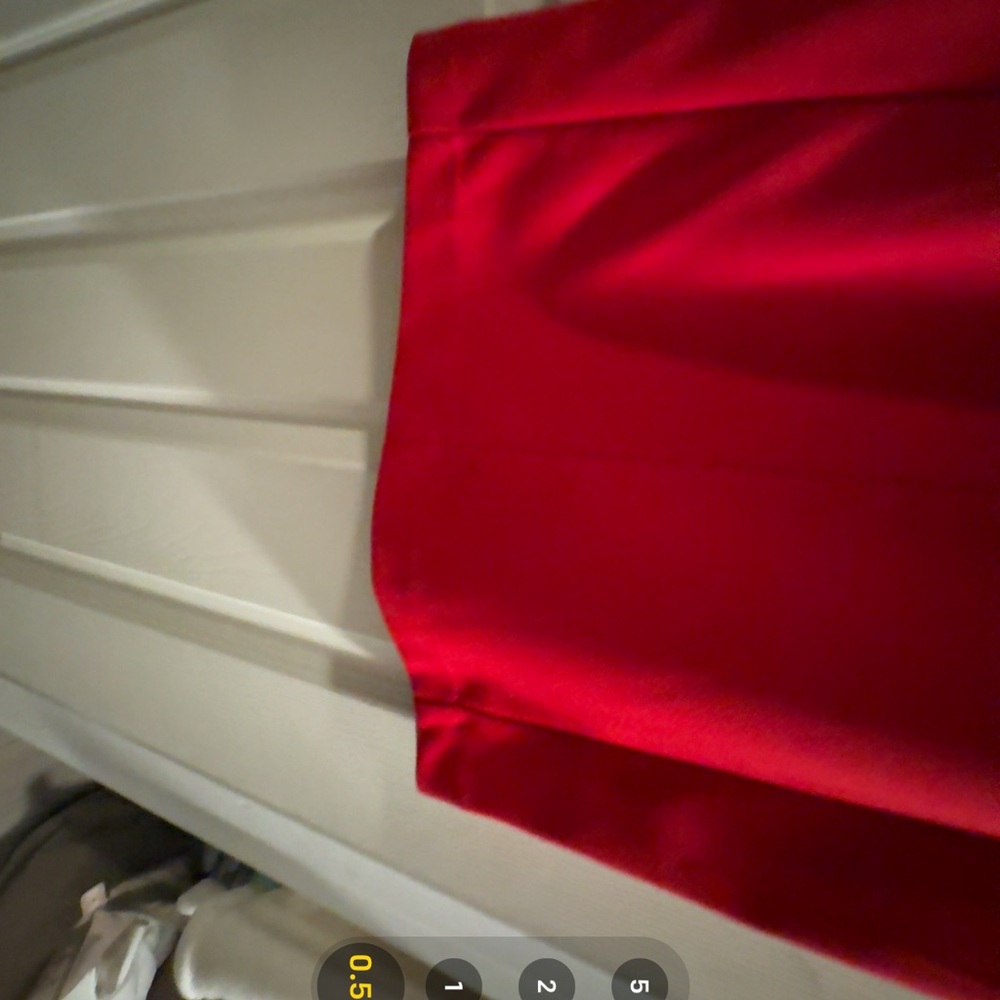Calvin Klein Vibrant Red Long Sleeve Dress - Picture 7 of 7